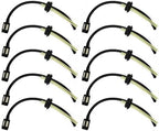 Outdoor 10Pcs Fuel Hose Pipe Kit W/Fuel Filter Fit for 4 Stroke Brushcutter Lawnmower Garden Repair Tools Lawn Mower Durable Part by Unknown