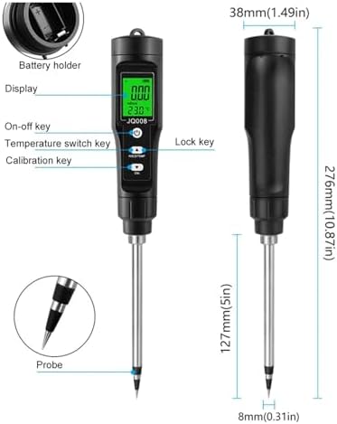 Digital Soil PH Meter, 7-in-1 Soil Tester for Moisture Sunlight Temperature Humidity Garden Farm(Without Wire) - Image 2