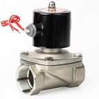 U.S. Solid 1-1/2" Solenoid Valve - 110V AC Stainless Steel Electric Solenoid Valve, Normally Closed, Viton Seal - Image 3