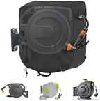 Retractable Hose Reel Cover for Glahoden Retractable Hose Reel 115FT, Waterproof Garden Hose Reel Cover Outdoor Wall Mounted Hose Reel Protection Cover by Unknown
