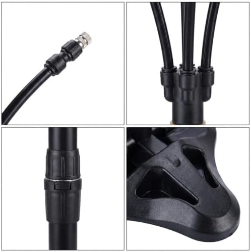 Adjustable Standing Misting Cooling System with 26.2ft Hose, 4 Brass - Image 4
