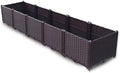 YSUEFIJO Planter Box Outdoor Plastic, Raised Garden Bed Planter Box, Planter Raised Beds for Vegetables, for Easy DIY and Cleaning, for Planting Outdoor Plants Vegetables by WELCOMETOYSUEFIJO