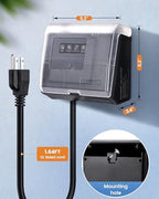 SURAIELEC WiFi Pool Timer for Above Ground Pool, NEMA 5-15R, 15A 125V 1HP - Image 6