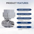 NPT 1'' 2-Way AC 110-230V Motorized Ball Valve CR2-02 Electrical Ball Valve Normal Closed Stainless Steel 304 DN 25MM - Image 6