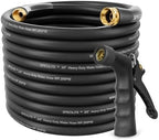 SPECILITE 3/4" Hot/Cold Garden Water Hose 150 ft, -50℉-158℉, Black by SPECILITE