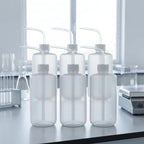 Plastic Safety Wash Bottle 500ml Slanted Tip - Image 4