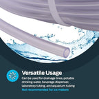 Eastman 0.17 Inch ID (1/4 Inch OD) PVC Clear Vinyl Tubing, 150 Foot Length, 98616 (Pack of 4) - Image 3