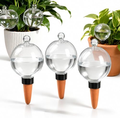 Self Watering Plant Globes, Water Bulbs for Indoor Outdoor Plants，3-500ml by Unknown