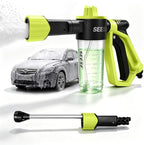 SEESE Car Wash Foam Gun: Foam Cannon for Garden Hose with High Pressure Nozzle & 3 Spray Modes - Suitable for Washing Cars, Trucks, SUVs, Motorcycles, RVs by Unknown