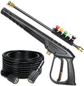 Pressure Washer Gun and Hose, 25 FT Hose with Extension Wand by Coyardor