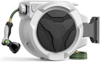 100 FT x 1/2 Inch Retractable Garden Hose Reel for Garden Watering by Home