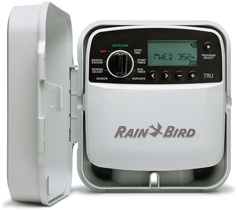 Rain Bird TRU8O Program-Based Indoor/Outdoor Irrigation Controller/Timer, WiFi Ready, 8-Zone/Station by RainBird