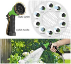 25FT Metal Garden Hose 5/8", 304 Stainless Steel with 2 Spray Nozzles (10 Patterns) & 1 Twist Nozzle, Solid Brass Fittings, No-Kink, Puncture Resistant for Yard, Lawn & Patio - Image 4