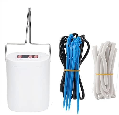 Intelligent Charging Potted Plant Timing Watering Kit, Automatic Drip Irrigation System, Smart Watering Controller with Adjustable Timer for Indoor Outdoor Plants, Includes by Unknown