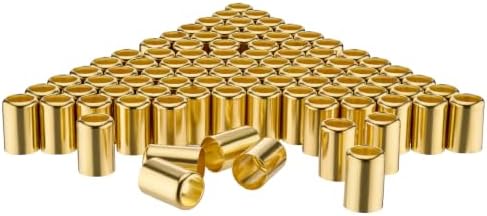 100Pcs 7325 Hose Ferrules Brass Fitting, Air Hose Repair Kit by Doodlream