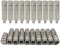 10 Pack High Pressure Brass Misting Nozzle with Filter 10/24 UNC Fog Nozzles with 3/8" Interface Quick Connector, 3/16" Spray Head, Dust Control Water Misting Nozzle(Size:Orifice 0.5mm,) by Unknown