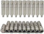 10 Pack High Pressure Brass Misting Nozzle with Filter 10/24 UNC Fog Nozzles with 3/8" Interface Quick Connector, 3/16" Spray Head, Dust Control Water Misting Nozzle(Size:Orifice 0.1mm,) by Unknown