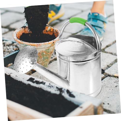 Xmas Vintage Stainless Steel 5l Watering Can for Garden Plants - Image 3