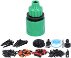 Drip Irrigation Kit 98FT/30M Garden Watering System Automatic Irrigation Equipment Set with Distribution Tubing for Greenhouse Lawn - Image 7