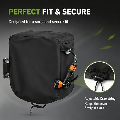 Retractable Hose Reel Cover for Glahoden Retractable Hose Reel 115FT, Waterproof Garden Hose Reel Cover Outdoor Wall Mounted Hose Reel Protection Cover - Image 3