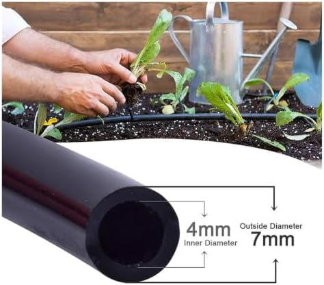 4/7mm PVC Micro Irrigation Pipe for Garden Drip System - Image 4