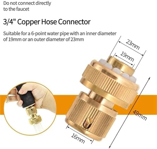 10Pcs Tap Quick Connector Garden Irrigation Coupling Adapter Drip Tubing Repair Fittings Watering Tool(B) - Image 2