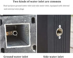Garden Water Column with Faucet,304 Stainless Steel Vertical Water Column Outdoor Hose Stand ，Landscape Decor Yard Hydrant Fountain ，for Car Washing and Watering - Image 5