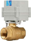 2 Way Brass 3/4" 12VDC 9-24VDC 0-10V NPT Proportional Integral Modulating Control Motorized Ball Valve by HSH-Flo