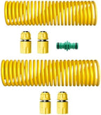 Retractable Spring Garden Hose With Multi Spray Nozzle, Portable ABS Water - Image 7