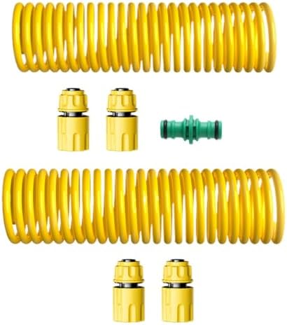 Retractable Spring Garden Hose With Multi Spray Nozzle, Portable ABS Water - Image 7