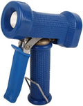 Hose Nozzle, Copper Spray Head with On Off Handle for Cleaning Kitchen Garage Floors Driveway Cement Road, G1/2" Thread Watering Plants (C blue gusset spray gun (4 minutes inner tooth) by Buachois