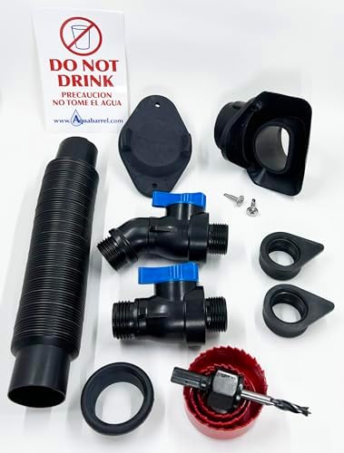 DIY Rain Barrel Diverter and Parts Kit by Aquabarrel by Aquabarrel