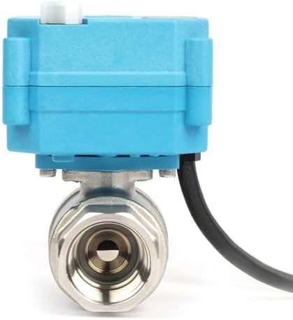 U.S. Solid 3/4 inch NPT 304 Stainless Steel Motorized Ball Valve - Plastic Electrical Ball Valve, 2 Wire Auto Return, AC 110~230V, Normally Closed, IP67, NSF Certified - Image 3