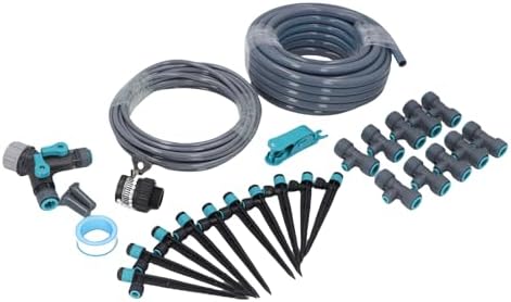 SIXRUN 32.8ft Drip Irrigation Kit Automatic Watering System with Adjustable Spray Heads and 3 Modes for Garden Lawn Greenhouse and Yard - Image 7