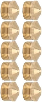 Aramox Stable Long Service Life Brass Mist Nozzles for Cooling System, 10pcs Fine Spray Sprinkler Head for Coal Mine Disinfection, Garden Irrigation (G3/4in 10.4CM) - Image 5
