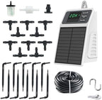 Minhe Solar Powered Smart Timing Auto Watering Device, Large Flow Drip Irrigation Kit for Home Garden Potted Plants by Unknown