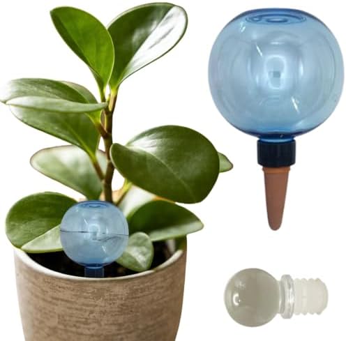 Automatic Plant Watering Globes 500ml Top Fill Irrigation System (Blue, - Image 2