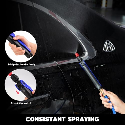 NEWISHTOOL High Pressure Sprayer Hose Nozzle, Air Hose Water Spray Nozzles - Image 3