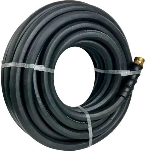 3/4 in. x 50 ft. Contractor Heavy-Duty Rubber Water Hose - Image 3