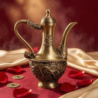 harayaa Brass Vessel Showcasing Crafting Dragon Immortal Bird Ornamentation Long Curved Spout And Stable Base Suitable For Gift Giving - Image 7