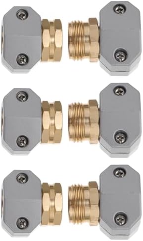 3sets Garden Hose Repair Kit Male Female Connectors Quick Disconnect Fittings Leak-resistant Water Hose Adaptors for Irrigation and Car Wash by UTHCLO
