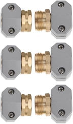VICASKY Garden Hose Repair Kit Weatherproof and Rustproof 3 Sets with Aluminium Alloy Connectors Hose Fittings for Maintenance by VICASKY