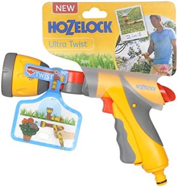 HOZELOCK - Spray Gun Ultra Twist Plus : Multi-tasking Spray Gun with 180° Adjustable Head, Ergonomic, Easy-to-use, Lockable and Flow-controlled: 4 Spray Patterns [2695 0000] - Image 2