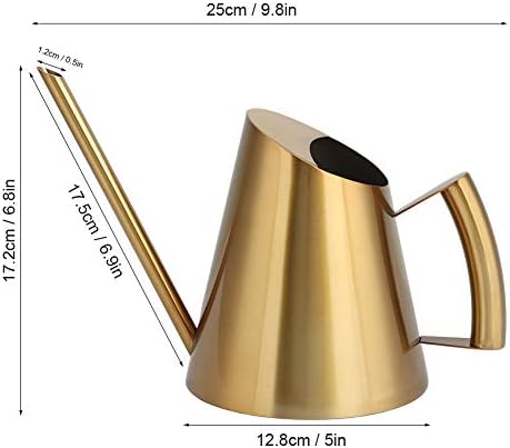 Luocute Stainless Steel Watering Can, Long Spout for Houseplants (900ml) - Image 3