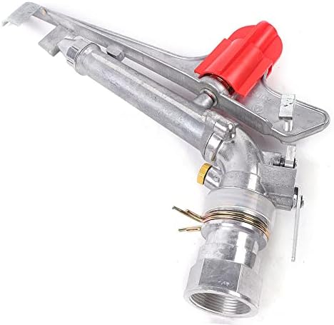 Agricultural Irrigation Spray Gun, 1.5" Irrigation Sprinkler 360°Adjustable Spray Gun 130ft Large Area Spraying System for Farms, Orchards, Tea Gardens, Forestry by Kathring