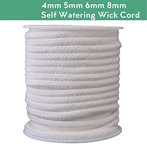 Self Watering Wick Cord, for DIY Automatic Watering DeviceSystem Potted Plant Sitter Auto Drip Irrigation 100m/328.08 Feet 1pcs (Size : 5mmx100m) - Image 5
