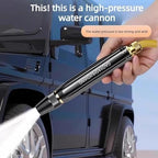 Heavy Duty Adjustable Twist Hose Nozzle Jet Sweeper Nozzle, High Pressure Water Hose Nozzle with Three Spray Modes, Hose Nozzle High Pressure for Garden Hose, Car Wash, Driveway, Outdoor (3PCS) - Image 2