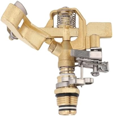 Rotating Garden Sprinkler 49ft Spray Distance, Brass Nozzle - Image 7