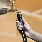 25 ft 5/8” Heavy Duty Garden Hose, Solution4Patio, Male to Female Fittings - Image 2