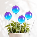 Plant Watering Globes, Gradient Color Glass 9 oz Self Watering Globes by JNTGVINE